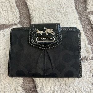 Black vintage coach wallet